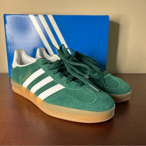 adidas Gazelle Indoor Collegiate Green Gum (8M / 9W) - Picture 8 of 13